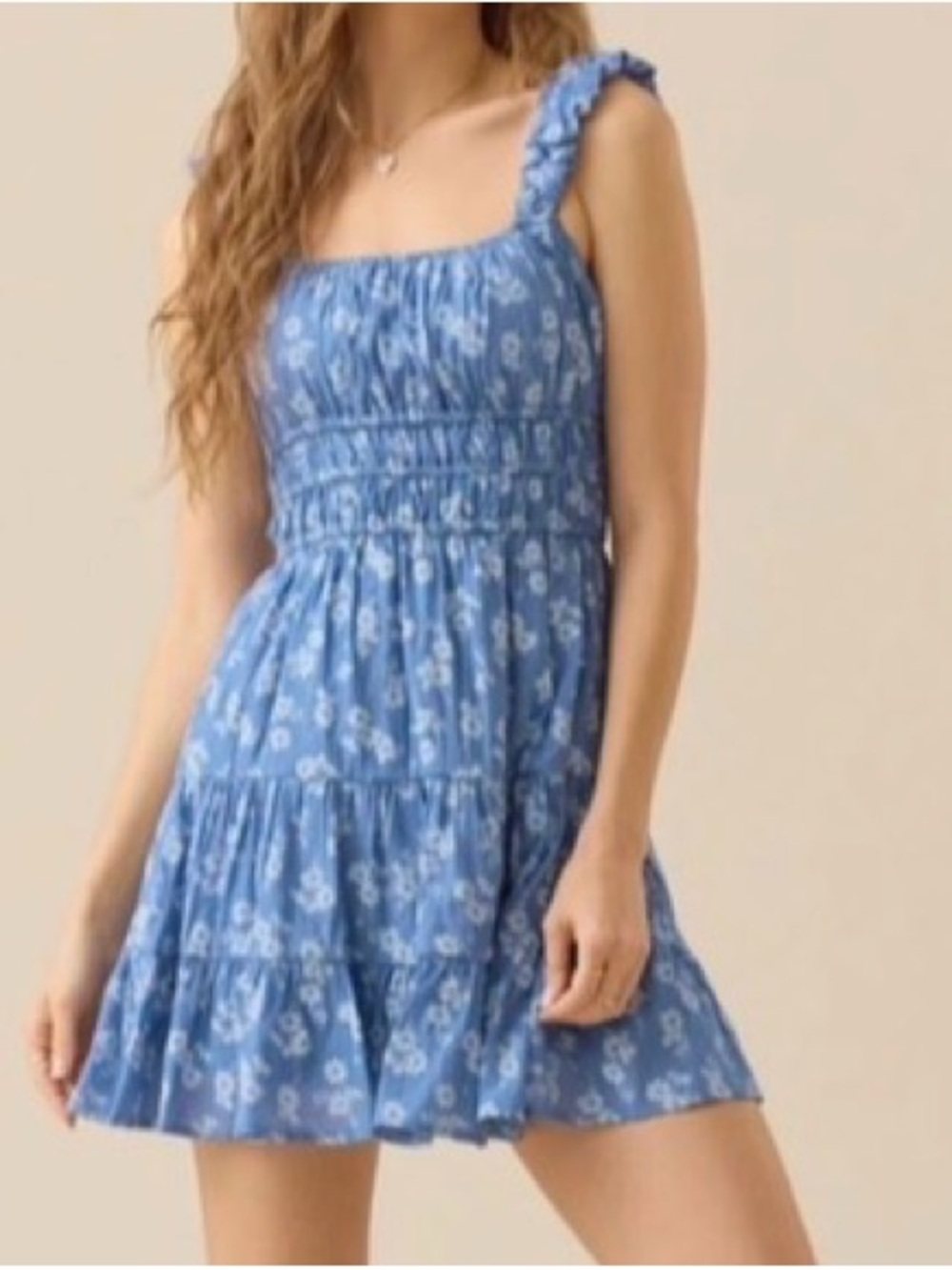 Altar’d State Smocked Mini Dress - Sabrine - sz L